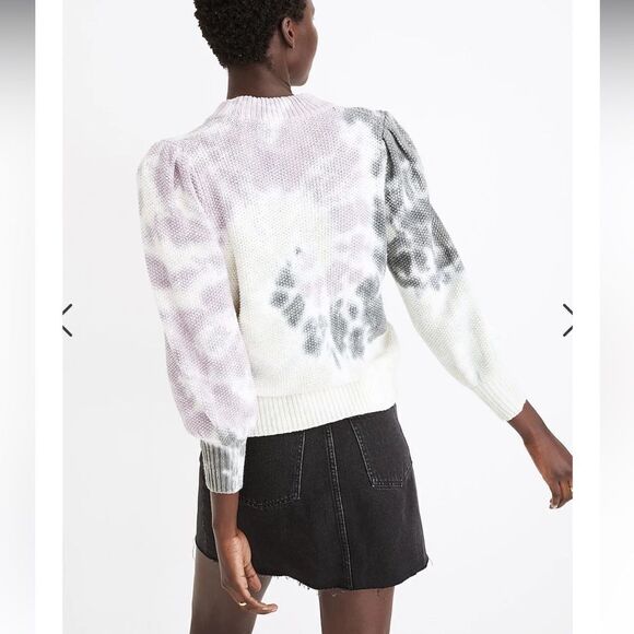 Madewell Tie-Dye Puff-Sleeve Sweater - Picture 6 of 6
